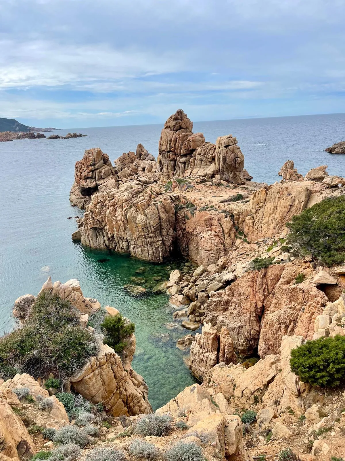 Granite pinnacles and clear water